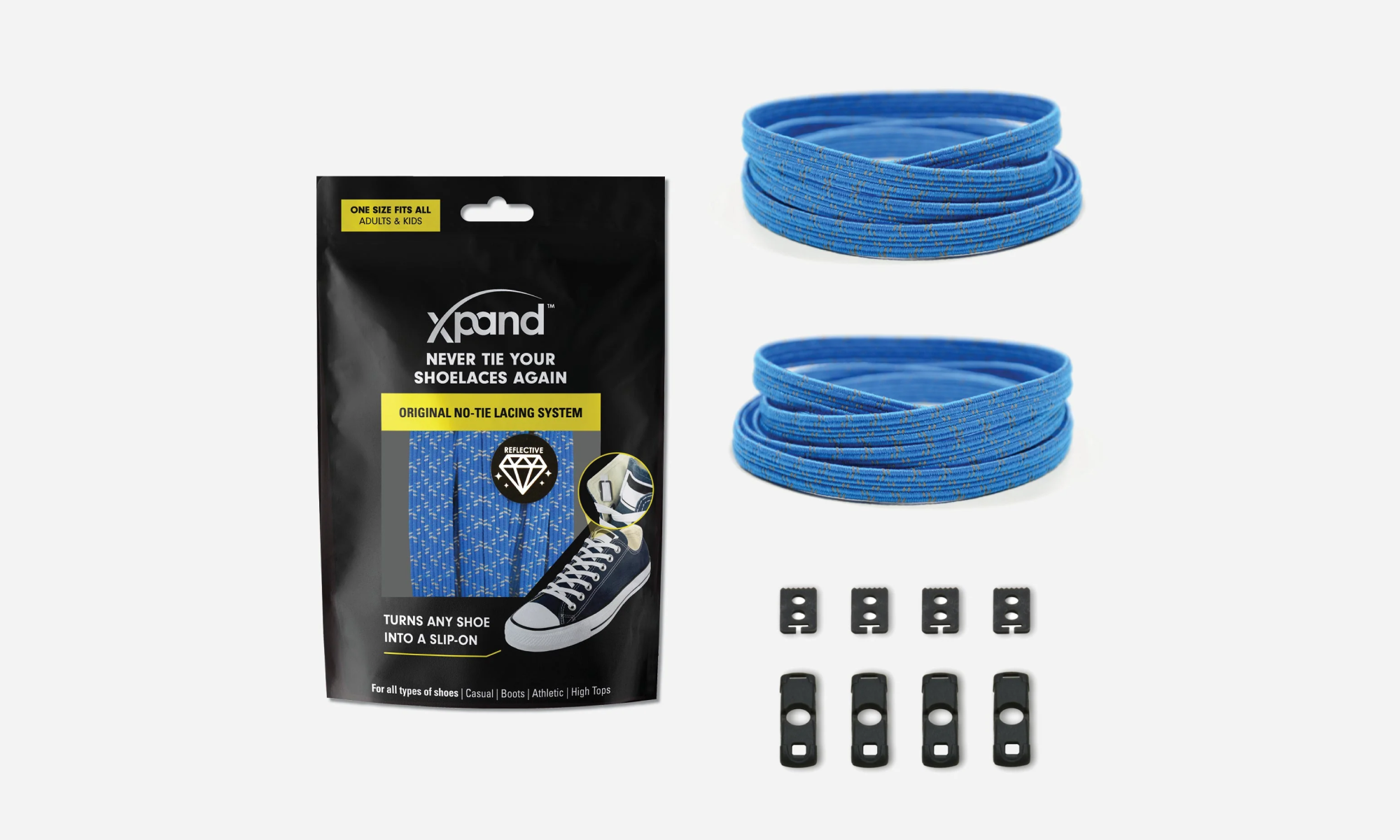 original no tie lacing system